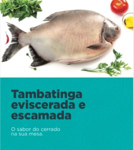 Tambatinga eviscerada e escamada