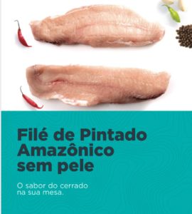 Filé de Pintado Amazônico sem pele